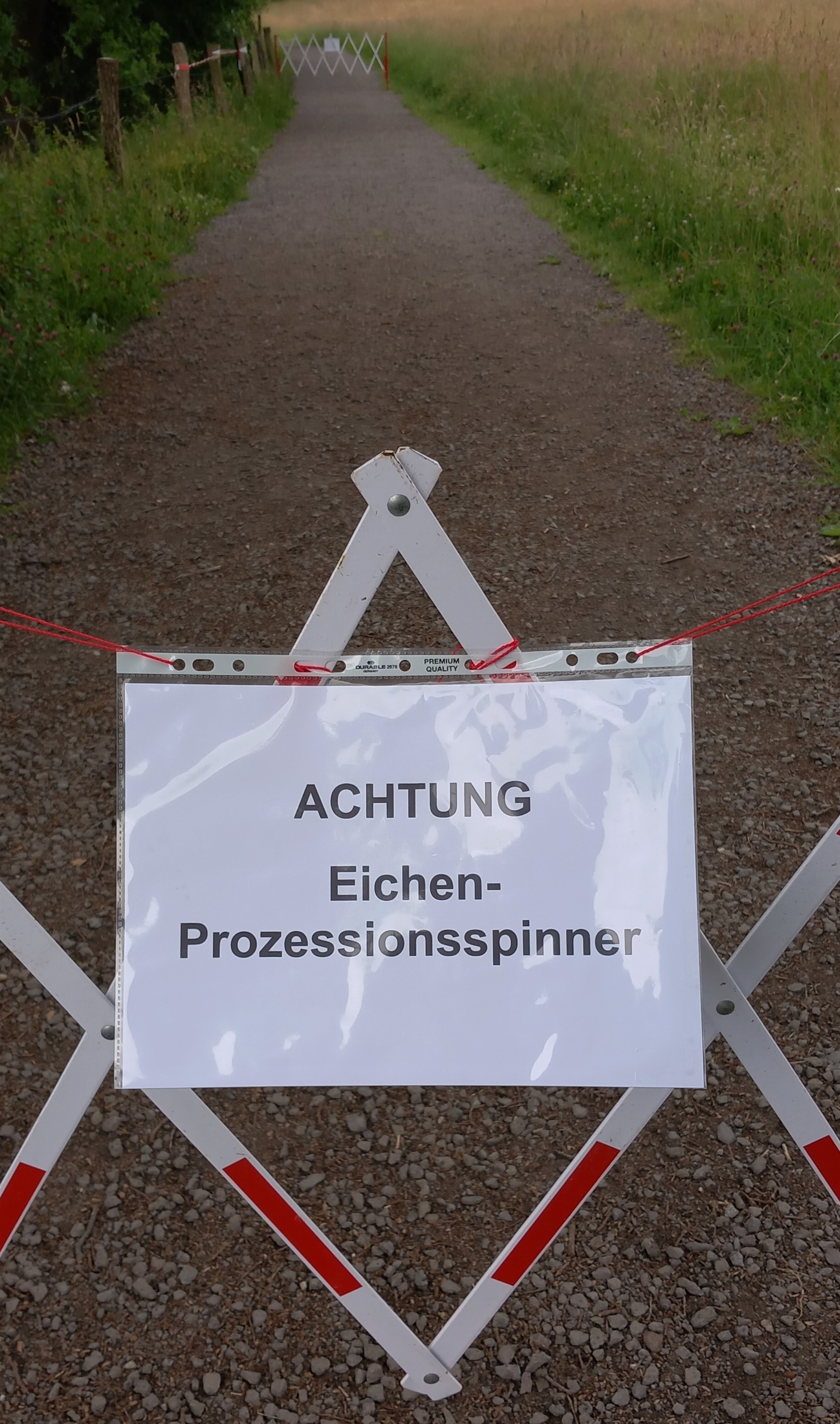 Sperrung am Rodder Maar